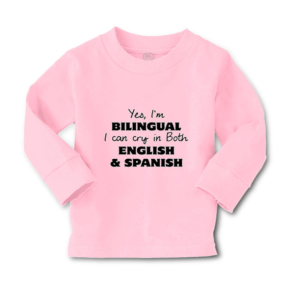 Baby Clothes Yes I Am Bilingual I Can Cry in Both English and Spanish Cotton - Cute Rascals