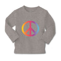 Baby Clothes Peace Sign Funny Humor Style A Boy & Girl Clothes Cotton