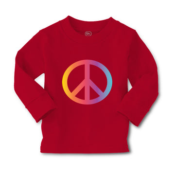 Baby Clothes Peace Sign Funny Humor Style A Boy & Girl Clothes Cotton