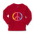 Baby Clothes Peace Sign Funny Humor Style A Boy & Girl Clothes Cotton - Cute Rascals
