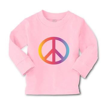 Baby Clothes Peace Sign Funny Humor Style A Boy & Girl Clothes Cotton