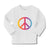 Baby Clothes Peace Sign Funny Humor Style A Boy & Girl Clothes Cotton - Cute Rascals