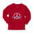 Baby Clothes Peace Sign Funny Humor Style B Boy & Girl Clothes Cotton - Cute Rascals