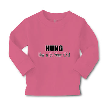 Baby Clothes Hung like A 5 Year Old 5Th Birthday Funny Humor A Cotton