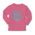 Baby Clothes Pretty Eyes and Chunky Thighs Funny Boy & Girl Clothes Cotton