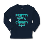 Baby Clothes Pretty Eyes and Chunky Thighs Funny Boy & Girl Clothes Cotton - Cute Rascals