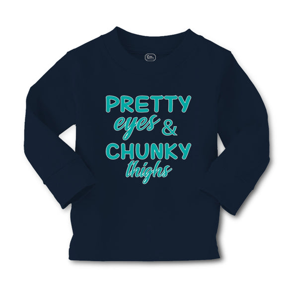 Baby Clothes Pretty Eyes and Chunky Thighs Funny Boy & Girl Clothes Cotton - Cute Rascals