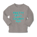 Baby Clothes Pretty Eyes and Chunky Thighs Funny Boy & Girl Clothes Cotton - Cute Rascals