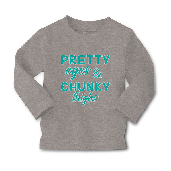 Baby Clothes Pretty Eyes and Chunky Thighs Funny Boy & Girl Clothes Cotton - Cute Rascals