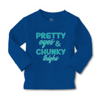 Baby Clothes Pretty Eyes and Chunky Thighs Funny Boy & Girl Clothes Cotton - Cute Rascals