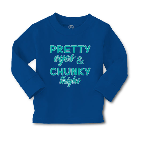 Baby Clothes Pretty Eyes and Chunky Thighs Funny Boy & Girl Clothes Cotton - Cute Rascals
