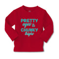 Baby Clothes Pretty Eyes and Chunky Thighs Funny Boy & Girl Clothes Cotton