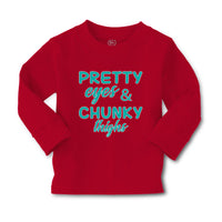 Baby Clothes Pretty Eyes and Chunky Thighs Funny Boy & Girl Clothes Cotton - Cute Rascals