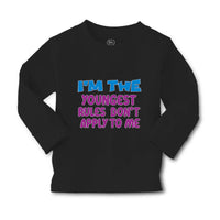 Baby Clothes I'M The Youngest Rules Don'T Apply to Me Funny Humor Cotton - Cute Rascals