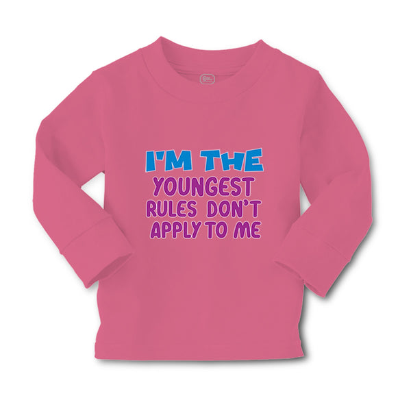 Baby Clothes I'M The Youngest Rules Don'T Apply to Me Funny Humor Cotton - Cute Rascals