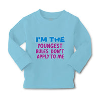 Baby Clothes I'M The Youngest Rules Don'T Apply to Me Funny Humor Cotton - Cute Rascals