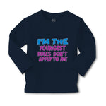 Baby Clothes I'M The Youngest Rules Don'T Apply to Me Funny Humor Cotton - Cute Rascals