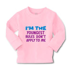 Baby Clothes I'M The Youngest Rules Don'T Apply to Me Funny Humor Cotton - Cute Rascals