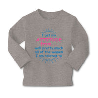 Baby Clothes I Get My Attitude From... Well Pretty Much All of The Women Cotton - Cute Rascals