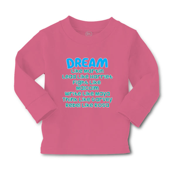 Baby Clothes Dream like Martin - Lead like Harriet - Fight like Malcom - Cotton - Cute Rascals