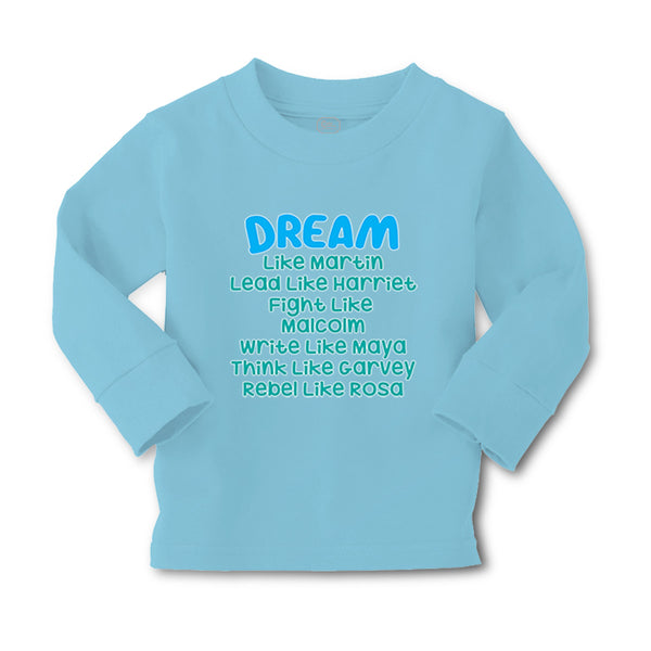 Baby Clothes Dream like Martin - Lead like Harriet - Fight like Malcom - Cotton - Cute Rascals