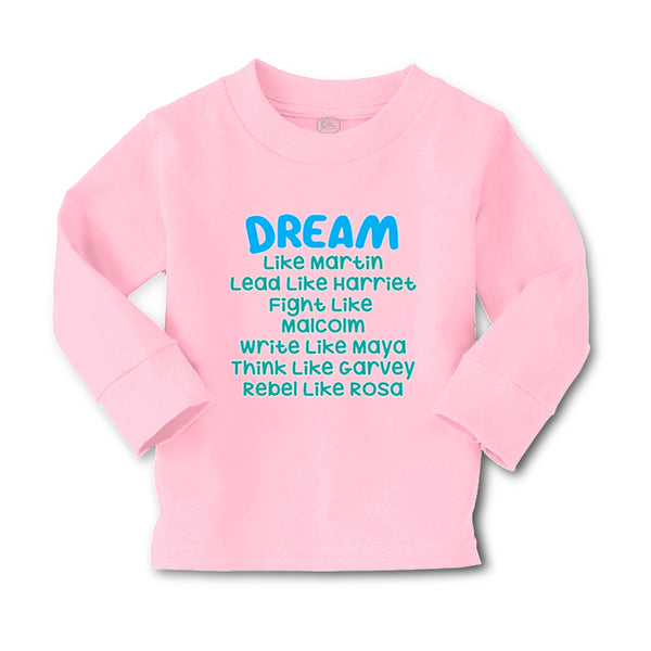 Baby Clothes Dream like Martin - Lead like Harriet - Fight like Malcom - Cotton - Cute Rascals