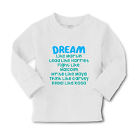 Baby Clothes Dream like Martin - Lead like Harriet - Fight like Malcom - Cotton - Cute Rascals