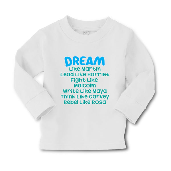 Baby Clothes Dream like Martin - Lead like Harriet - Fight like Malcom - Cotton - Cute Rascals