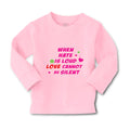 Baby Clothes When Hate Is Loud Love Cannot Be Silent Valentines Love Cotton