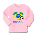 Baby Clothes Brazilian Soccer Brazil Football Football Boy & Girl Clothes Cotton