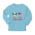 Baby Clothes 50% Mexican 50% American = 100% Cute Boy & Girl Clothes Cotton