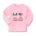 Baby Clothes 50% Mexican 50% American = 100% Cute Boy & Girl Clothes Cotton