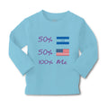 Baby Clothes 50% Honduran + 50% Usa = 100% Me Boy & Girl Clothes Cotton