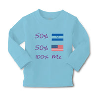 Baby Clothes 50% Honduran + 50% Usa = 100% Me Boy & Girl Clothes Cotton - Cute Rascals