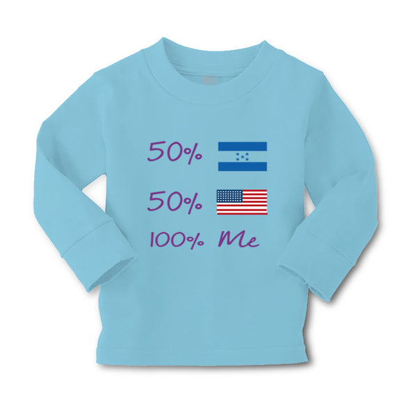 Baby Clothes 50% Honduran + 50% Usa = 100% Me Boy & Girl Clothes Cotton - Cute Rascals