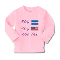 Baby Clothes 50% Honduran + 50% Usa = 100% Me Boy & Girl Clothes Cotton - Cute Rascals