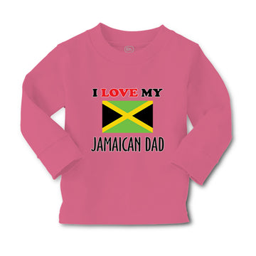 Baby Clothes I Love My Jamaican Dad Style B Boy & Girl Clothes Cotton