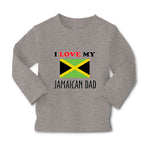 Baby Clothes I Love My Jamaican Dad Style B Boy & Girl Clothes Cotton - Cute Rascals