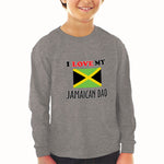 Baby Clothes I Love My Jamaican Dad Style B Boy & Girl Clothes Cotton - Cute Rascals