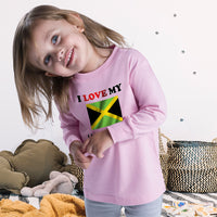 Baby Clothes I Love My Jamaican Dad Style B Boy & Girl Clothes Cotton - Cute Rascals