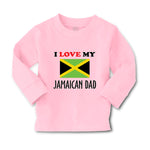 Baby Clothes I Love My Jamaican Dad Style B Boy & Girl Clothes Cotton - Cute Rascals