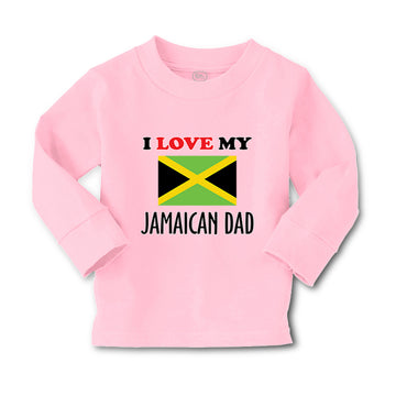 Baby Clothes I Love My Jamaican Dad Style B Boy & Girl Clothes Cotton