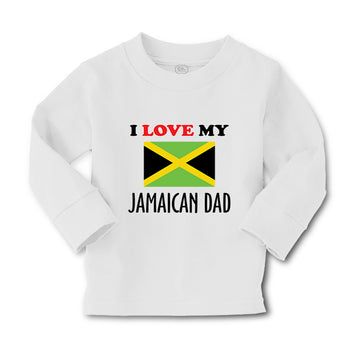 Baby Clothes I Love My Jamaican Dad Style B Boy & Girl Clothes Cotton