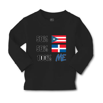 Baby Clothes 50% Puerto Rican 50% Dominican = 100% Me Boy & Girl Clothes Cotton