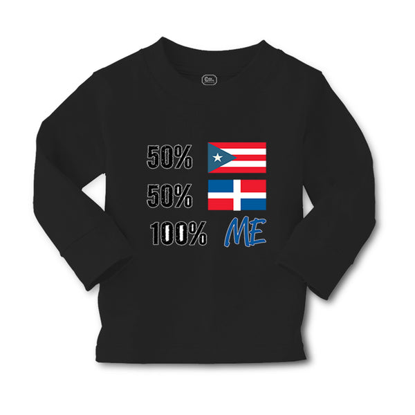 Baby Clothes 50% Puerto Rican 50% Dominican = 100% Me Boy & Girl Clothes Cotton - Cute Rascals