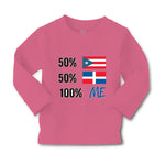 Baby Clothes 50% Puerto Rican 50% Dominican = 100% Me Boy & Girl Clothes Cotton - Cute Rascals