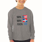 Baby Clothes 50% Puerto Rican 50% Dominican = 100% Me Boy & Girl Clothes Cotton - Cute Rascals