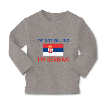 Baby Clothes I'M Not Yelling I'M Serbian Boy & Girl Clothes Cotton
