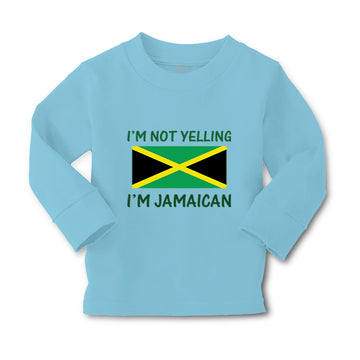 Baby Clothes I'M Not Yelling I'M Jamaican Boy & Girl Clothes Cotton
