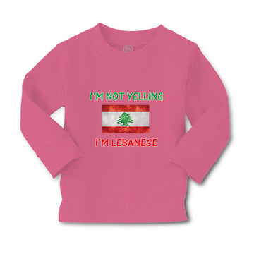 Baby Clothes I'M Not Yelling I'M Lebanese Boy & Girl Clothes Cotton